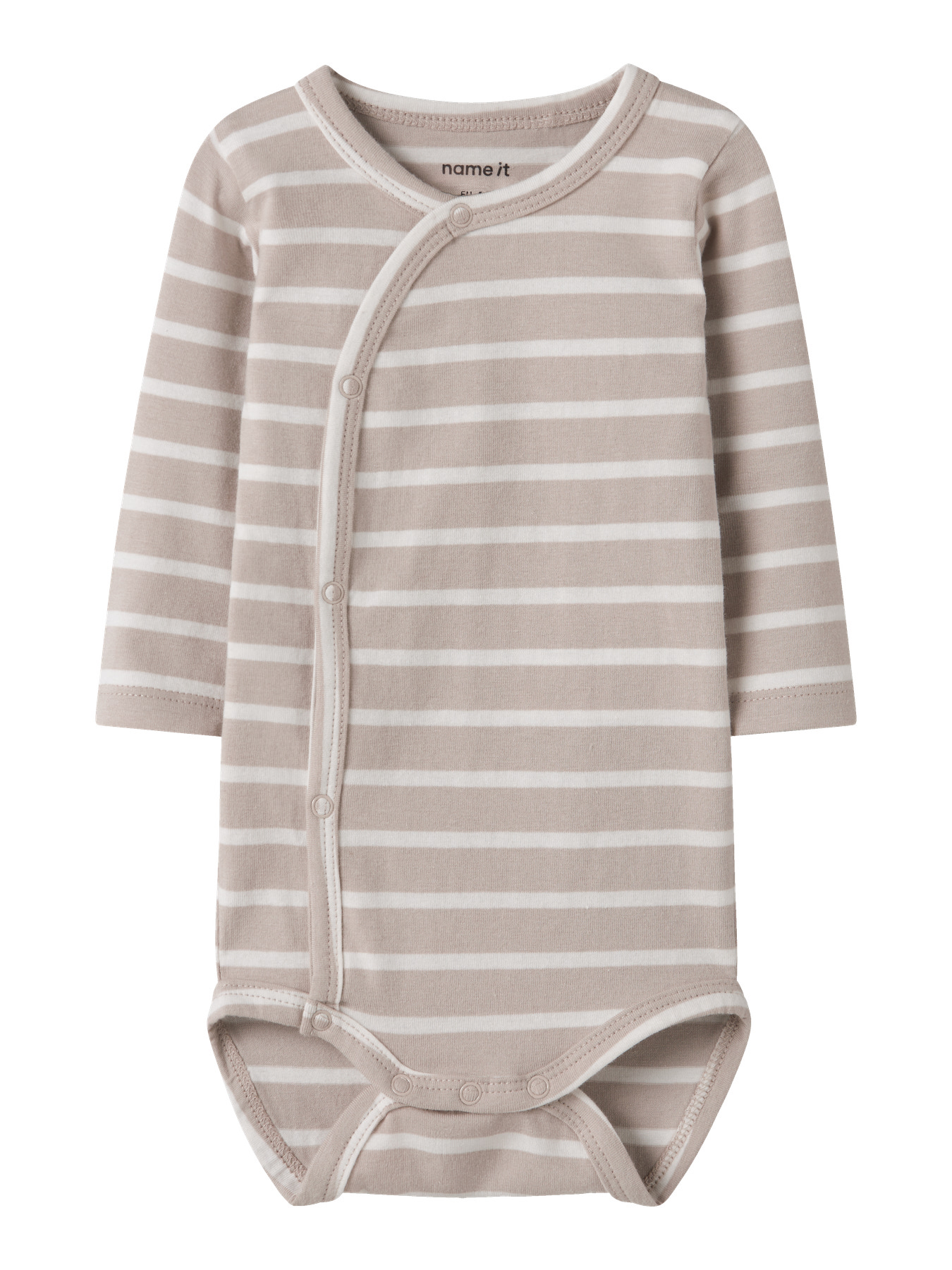 Name It Slå-om Body l/æ - NbnOsuppa - Chateau Gray