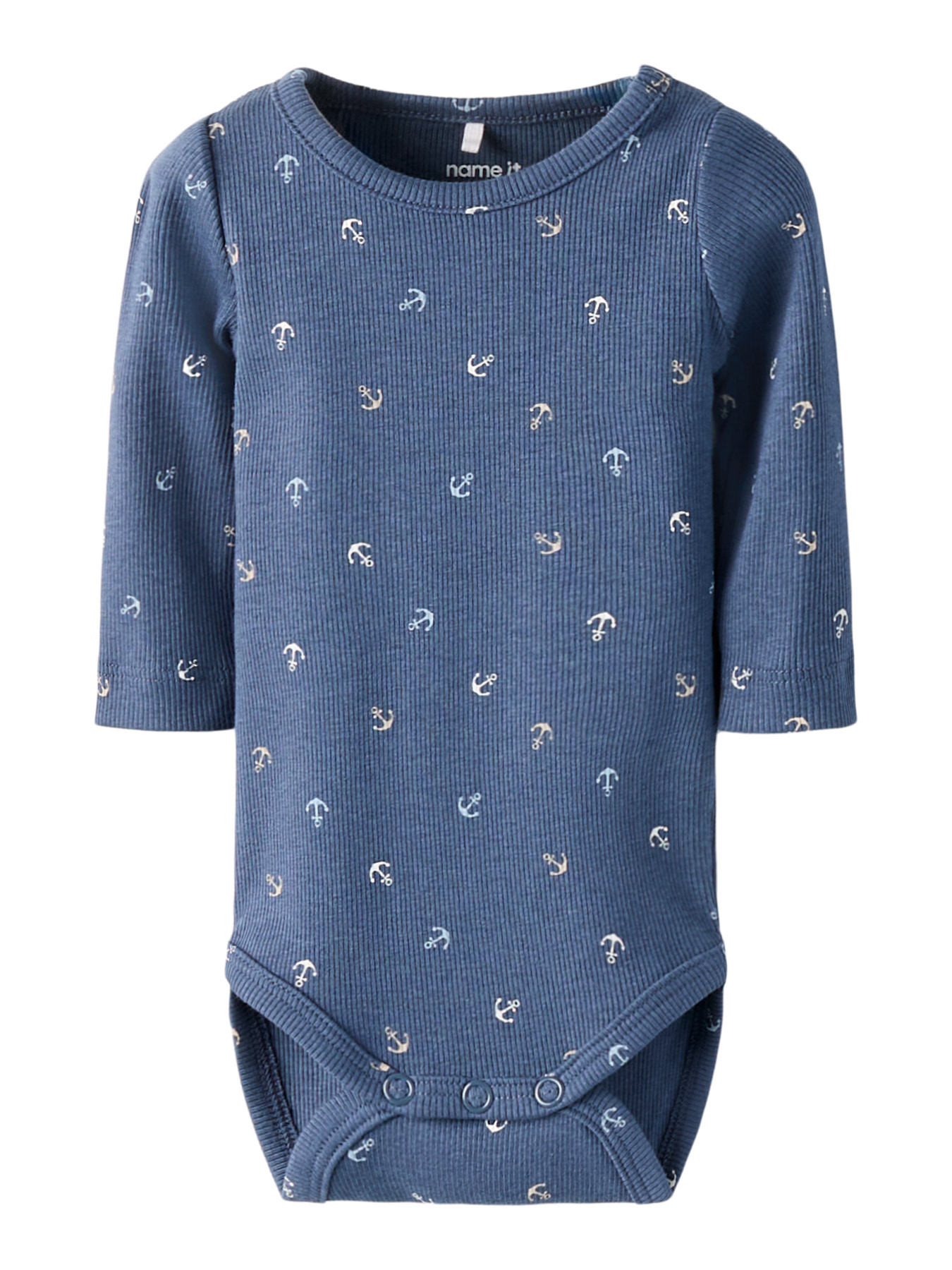 Name It Body l/æ - Rib - NbmfAnchor - Vintage Indigo