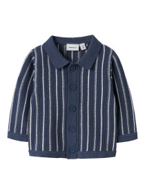 NAME IT Polo Cardigan Floppi Vintage Indigo