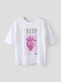 NAME IT T-shirt Falkaz Bright White