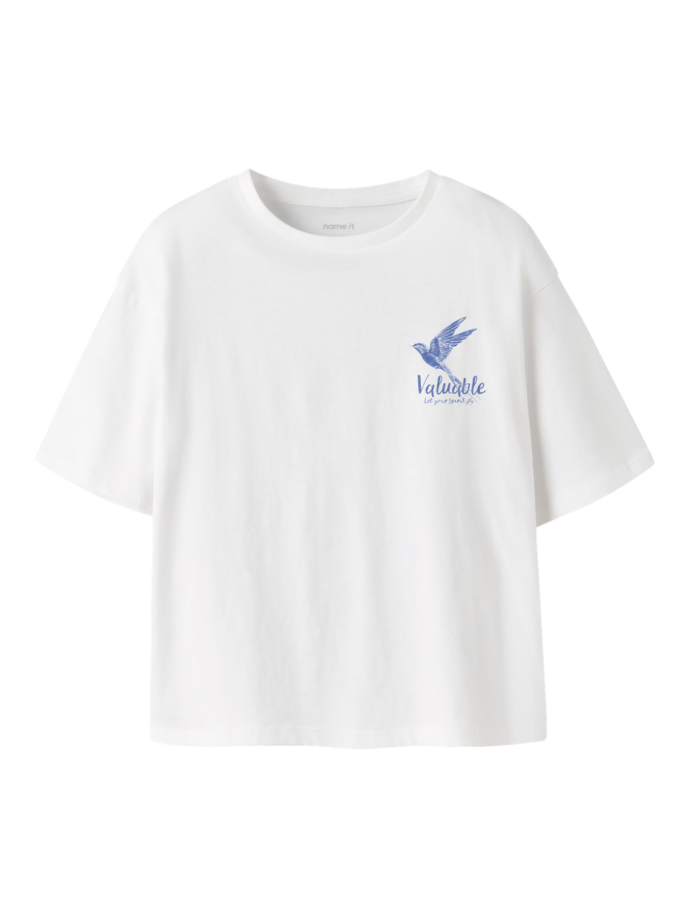 NAME IT T-shirt Francine Bright White billede