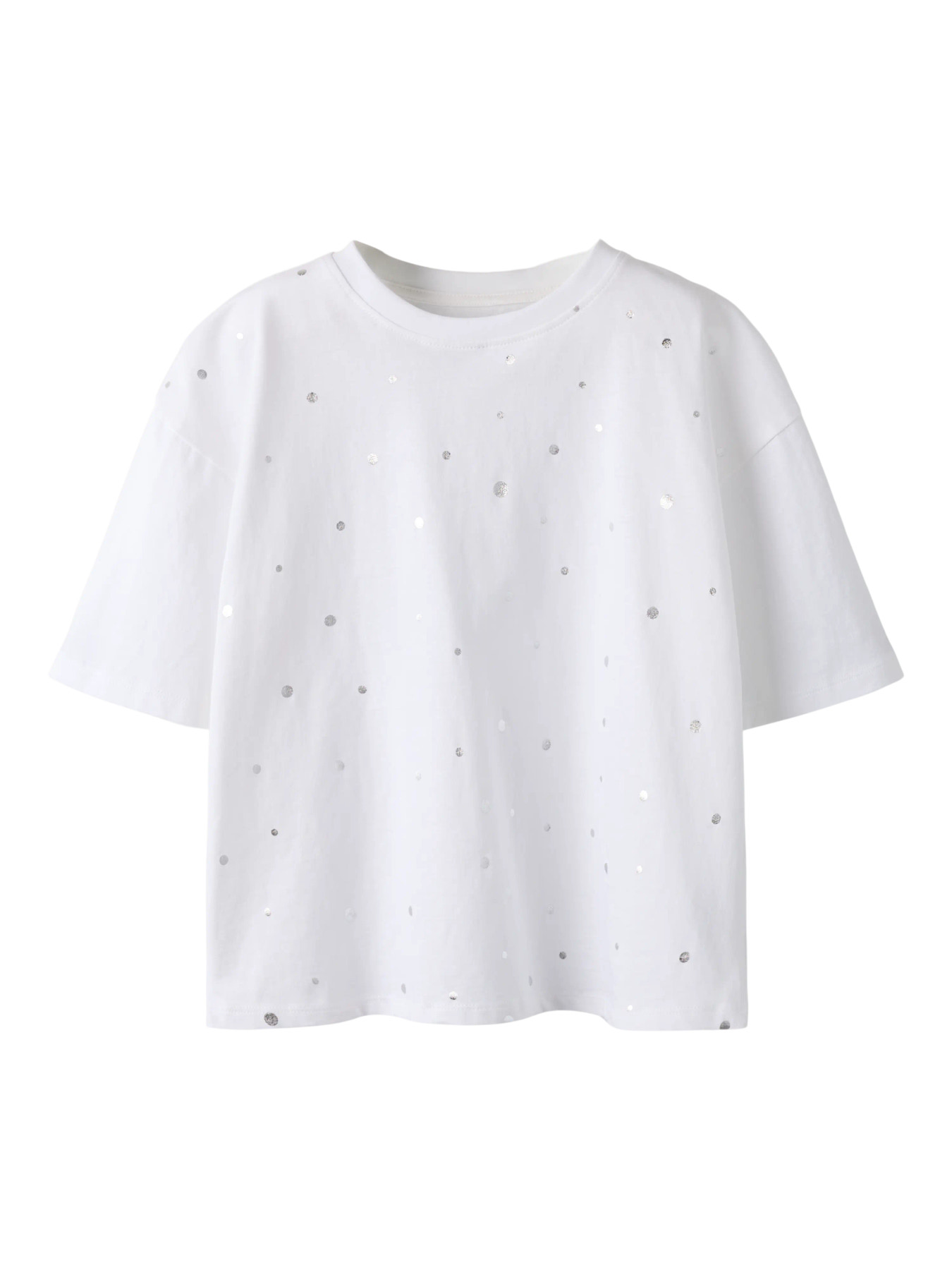 NAME IT T-shirt Fina Bright White billede