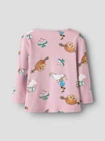 NAME IT Bluse Pippi Soca Keepsake Lilac