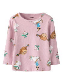 NAME IT Bluse Pippi Soca Keepsake Lilac