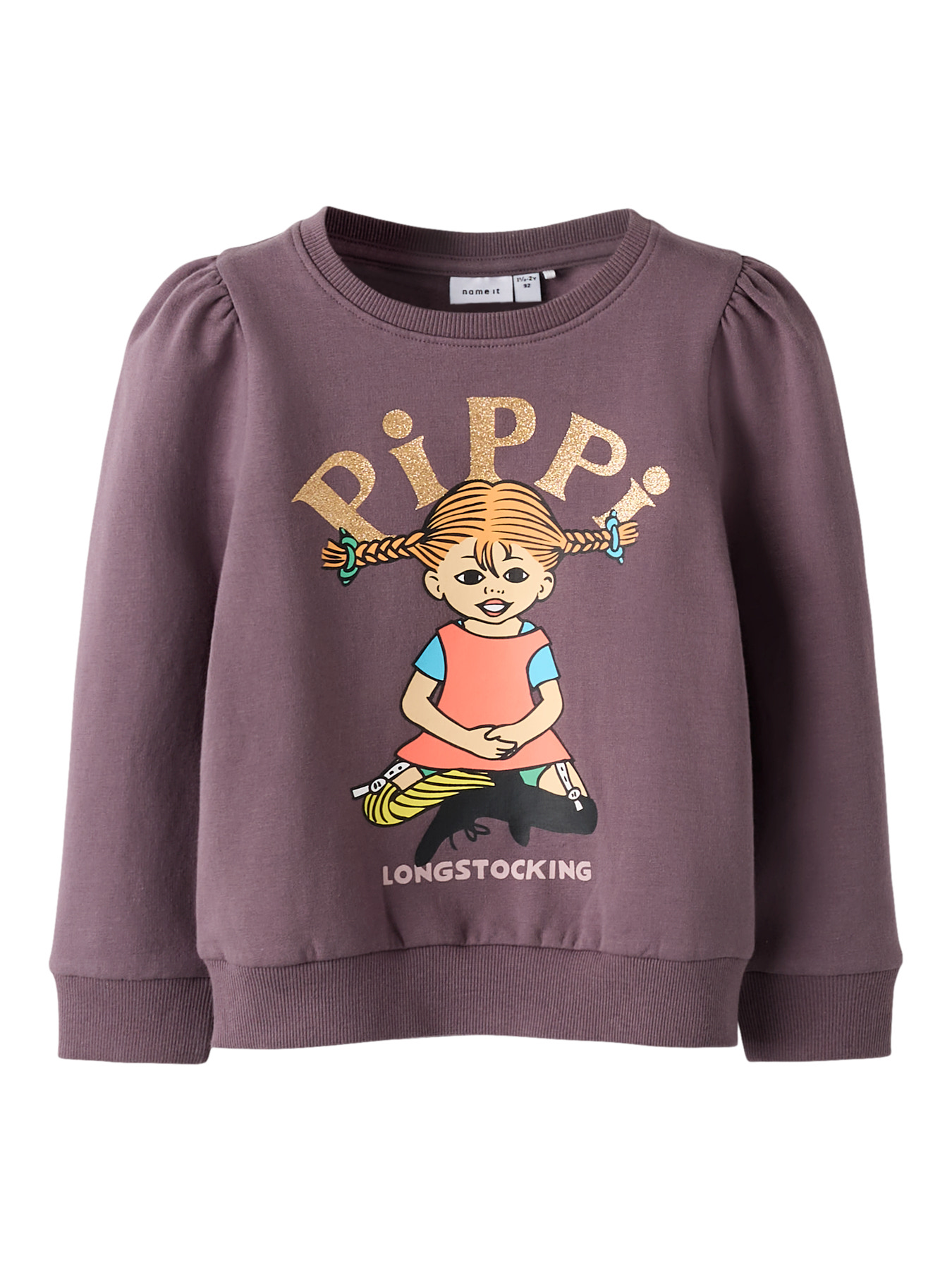 Name It Sovej Pippi Sweatshirt - Moonscape