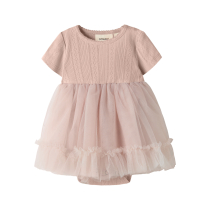 LIL ATELIER Kjole Body Fanella Peach Whip