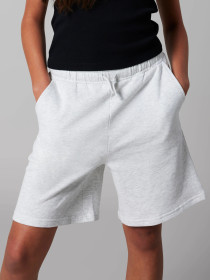 LMTD Lange Sweatshorts Nizu Light Grey Melange