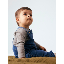 NAME IT Denim Overall Barrel Dark Blue Denim