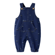 NAME IT Denim Overall Barrel Dark Blue Denim
