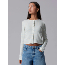 LMTD Cardigan Seher Ice Water White