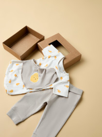 NAME IT Bodysæt Opearry Giftpack Chateau Gray