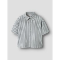 NAME IT Overshirt Herni Garden Topiary Embr. Urban Red