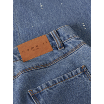 NAME IT Brede Perle Jeans Rose Medium Blue Denim