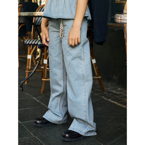 NAME IT Jeans Rose Wide Rain Special Blue Grey Denim
