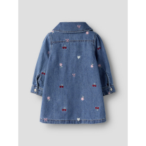NAME IT Denim Kjole Emily Medium Blue Denim Emb