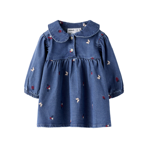Name It Kjole - NbfAlva - Medium Blue Denim/Nature