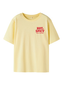 NAME IT T-shirt Henno Double Cream