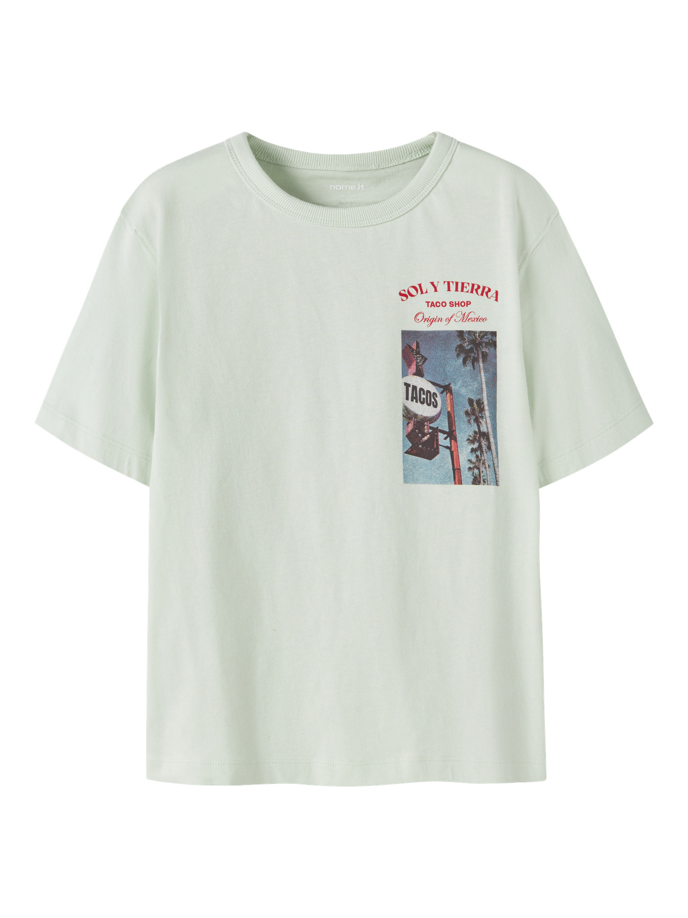 NAME IT T-shirt Huste Pale Aqua
