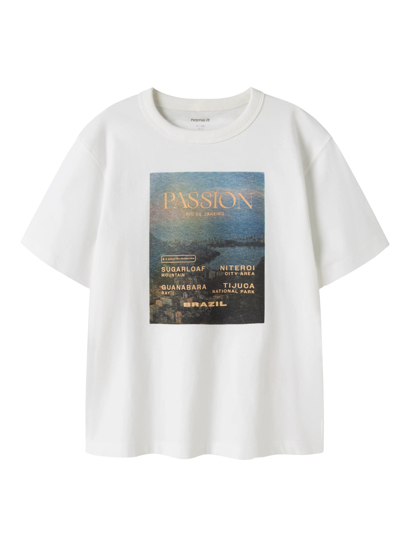 Name It T-shirt - NkmHuste - Bright White