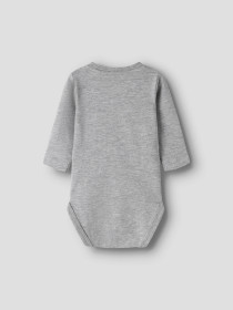 NAME IT Body Banks Grey Melange Cloud Dancer