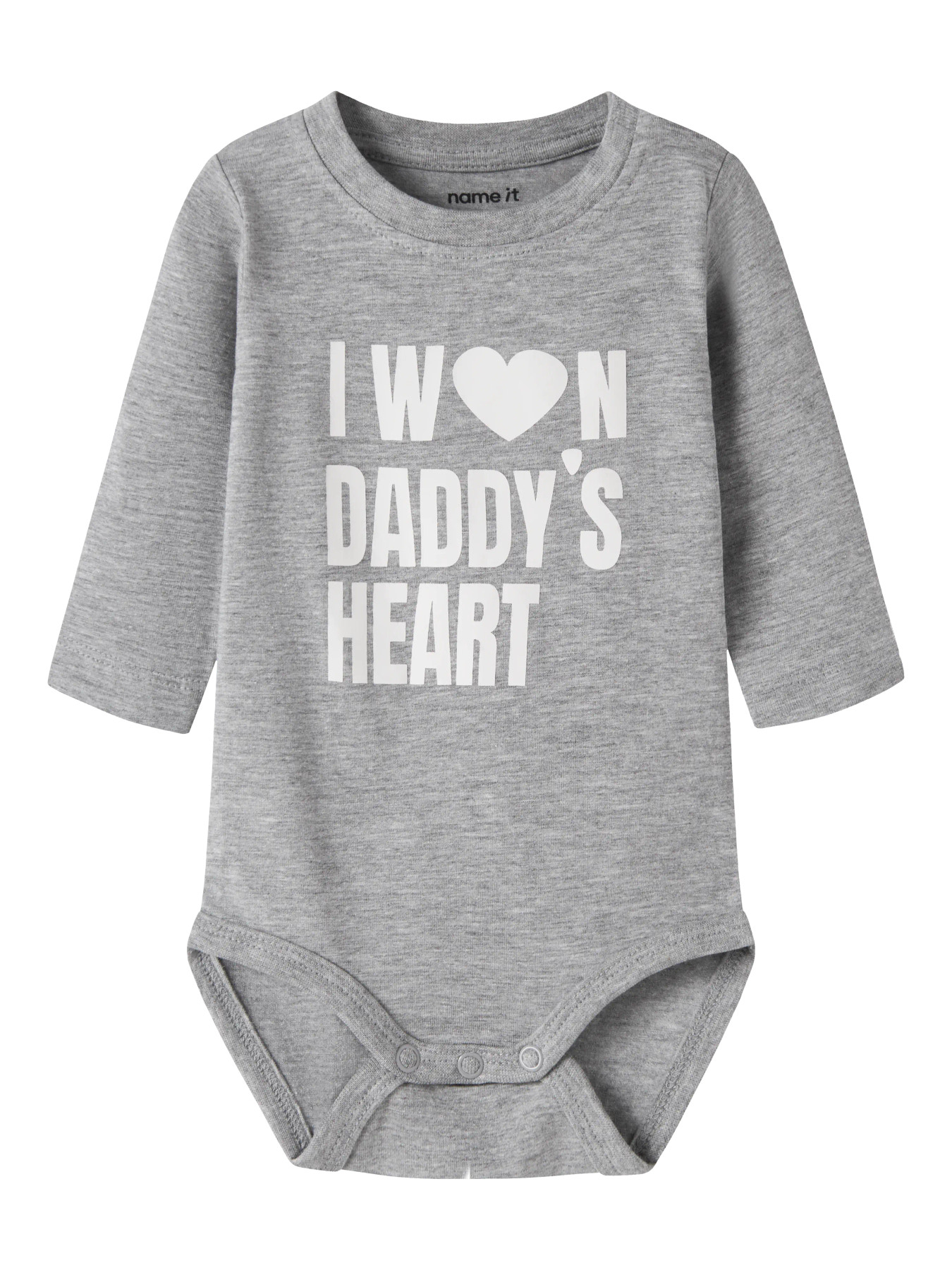 NAME IT Body Banks Grey Melange Cloud Dancer