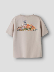 NAME IT T-shirt Hugo Chateau Gray