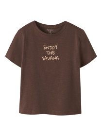 NAME IT T-shirt Holdu Chestnut