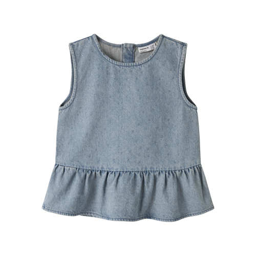 NAME IT Denim Top Rain Special Blue Grey Denim
