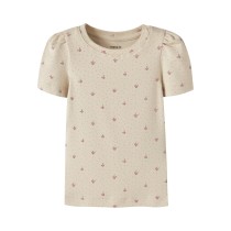 NAME IT T-shirt Hannis Almond Milk