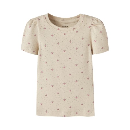 Name It T-shirt - NmfHannis - Almond Milk