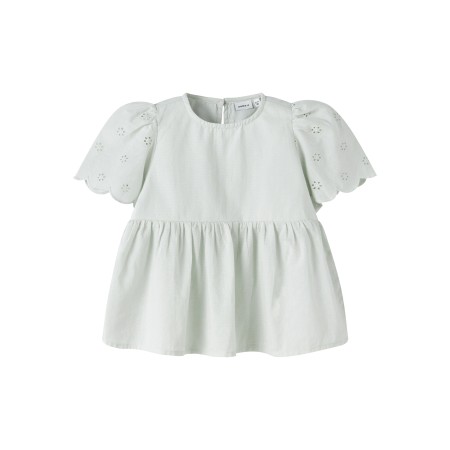 Name It Bluse Top - NmfHalcyon - Pale Aqua