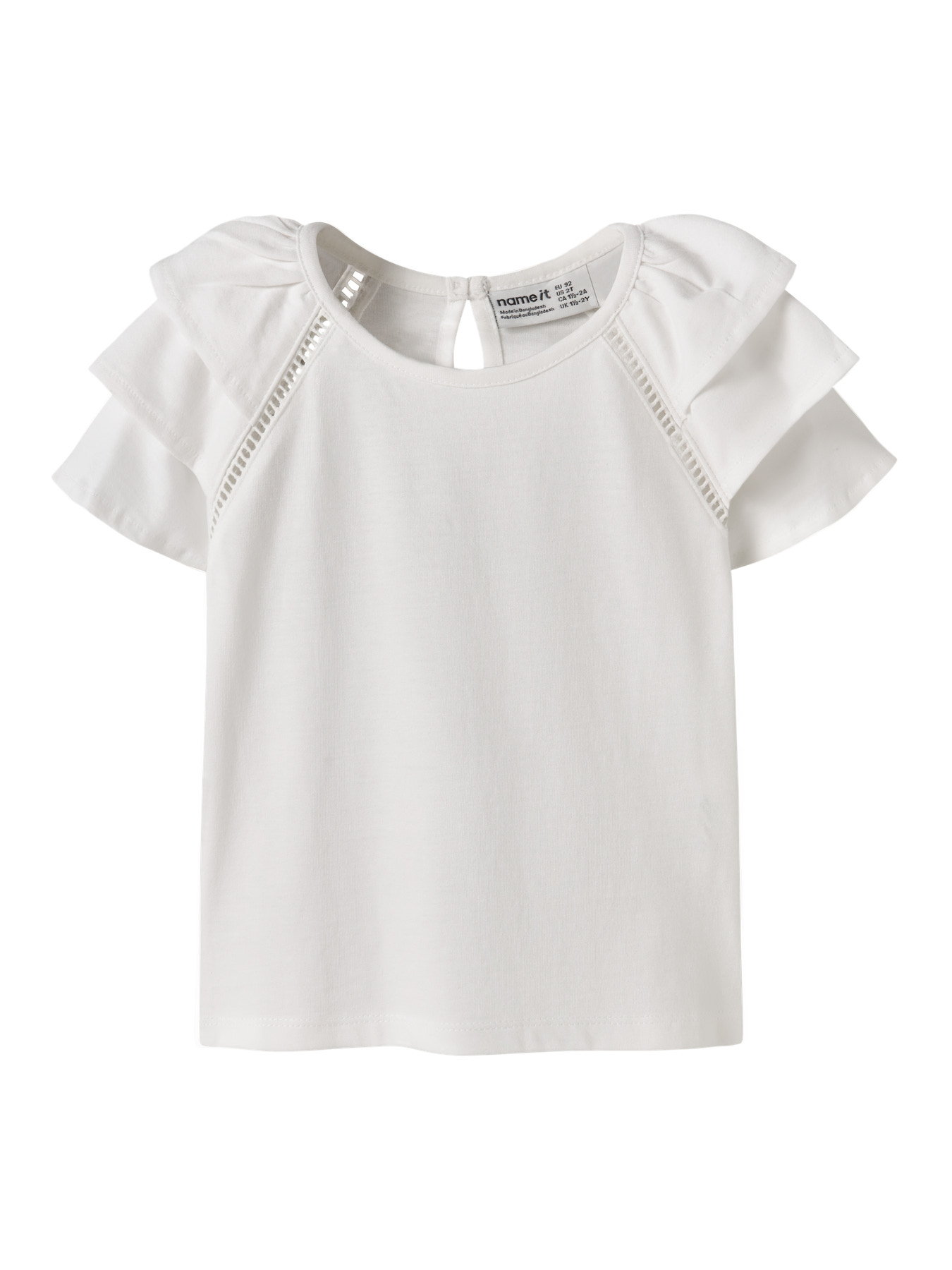 Name It T-shirt - Bomuld/Modal - NmfHuda - Bright White