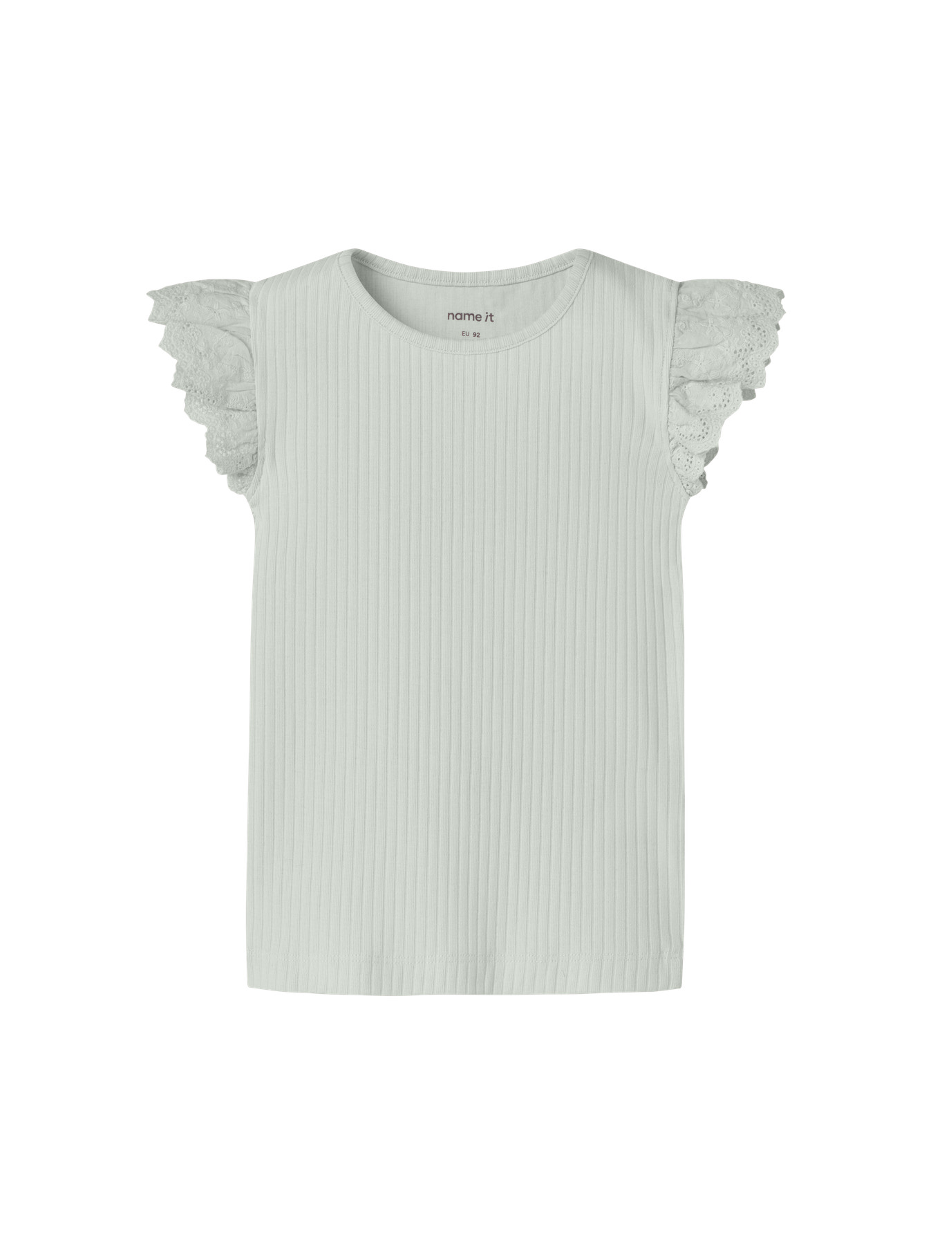 Name It T-shirt - Rib - NmfHavelle - Pale Aqua