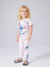 NAME IT Leggings Ana Stitch Cradle Pink