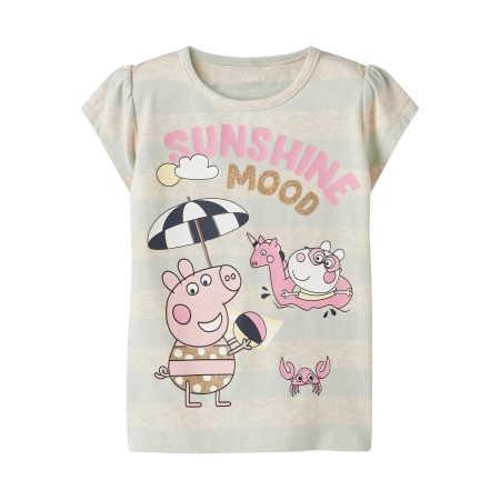 NAME IT T-shirt Gurli Gris Arra Pale Aqua