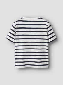 NAME IT T-shirt Marrow Gurli Gris Bright White