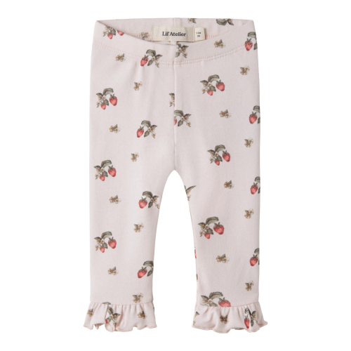 Lil' Atelier Leggings - Bomuld/Lyocell - NbfGayo - Morganite/Str