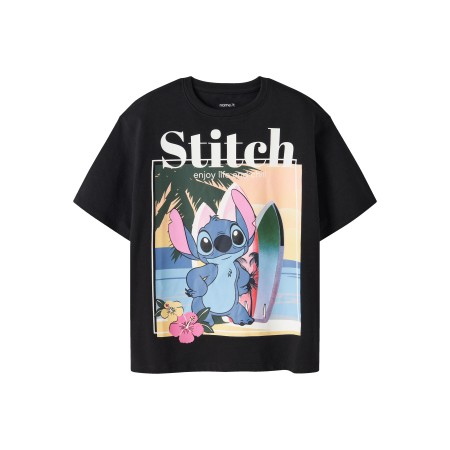NAME IT Stitch T-shirt Aftina Black