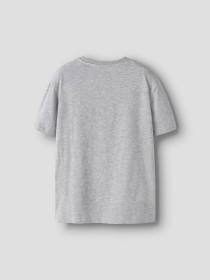 NAME IT T-shirt Adin Amongus Grey Melange