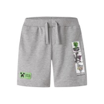NAME IT Shorts Mar Minecraft Grey Melange