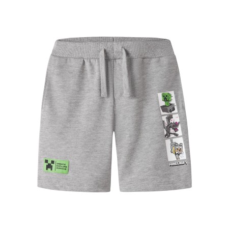 Name It Sweatshorts - NkmMar - Minecraft - Grey Melange