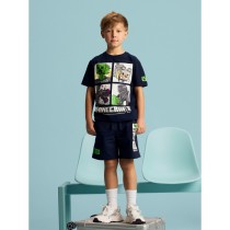 NAME IT T-shirt Mykin Minecraft Navy Blazer