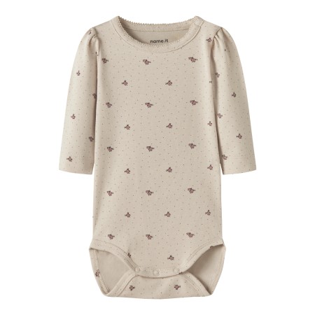 Name It Hitta - Baby Body - Beige - 56