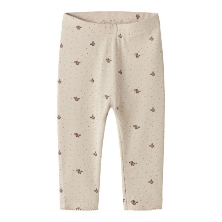 Name It Hitta - Børne Leggings - Beige - 86