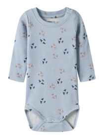 NAME IT Langærmet Body Hop Blue Fog