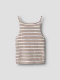 NAME IT Strik Top Helga Chateau Gray