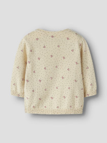 NAME IT Strik Cardigan Hide Almond Milk