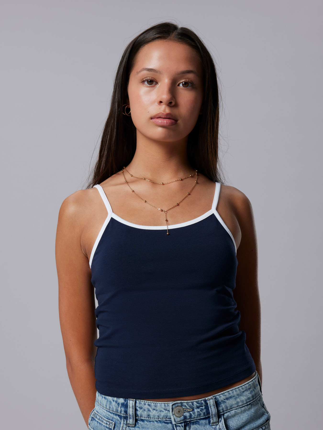 LMTD Strop Top Benedicte Dark Sapphire