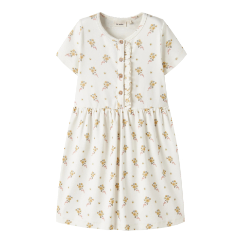 LIL ATELIER Kjole Gayo Coconut Milk Flower billede