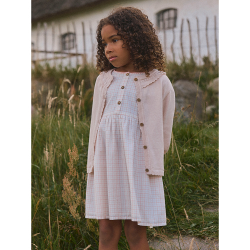 LIL ATELIER Kjole Hedda Coconut Milk Rose Tan